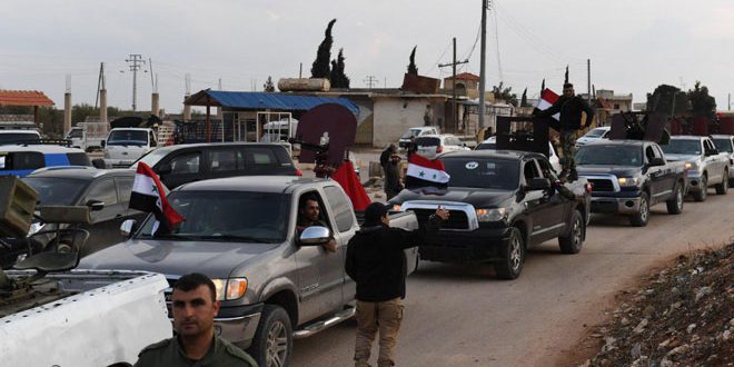 مجموعات جديدة من القوات الشعبية السورية تصل عفرين
