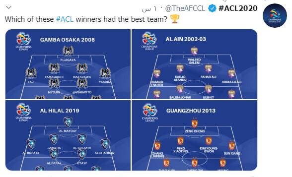 “فرهاد مجيدي” أفضل لاعب إيراني في دوري أبطال آسيا