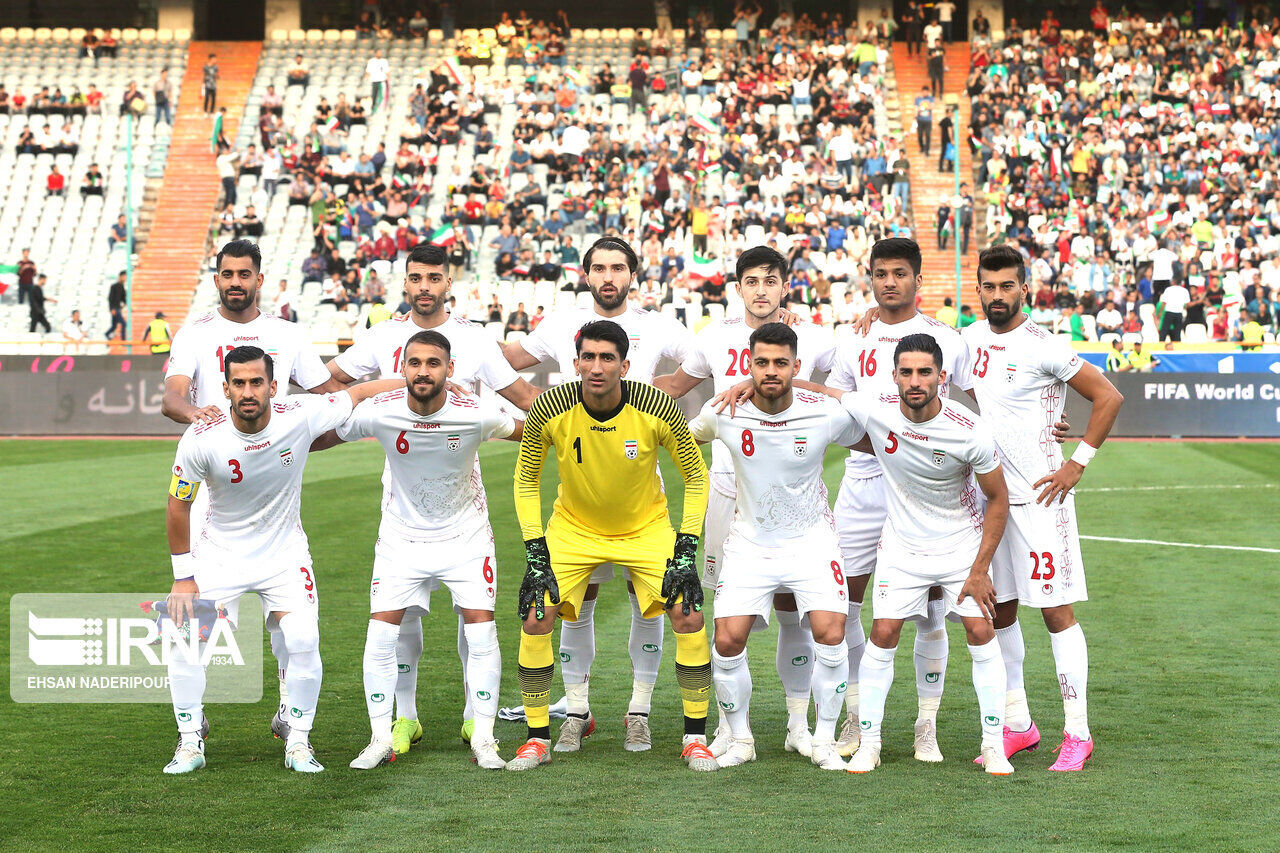 المنتخب الوطني الايراني لكرة القدم في المركز الثاني اسيويا