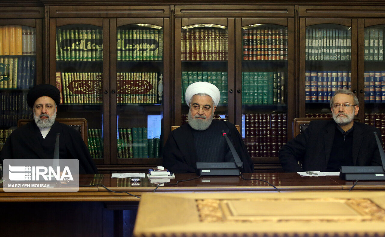 روحاني : الحضور الجماهیري الواسع فی تشییع الشهید سليماني افشل المؤامرات الامريكية