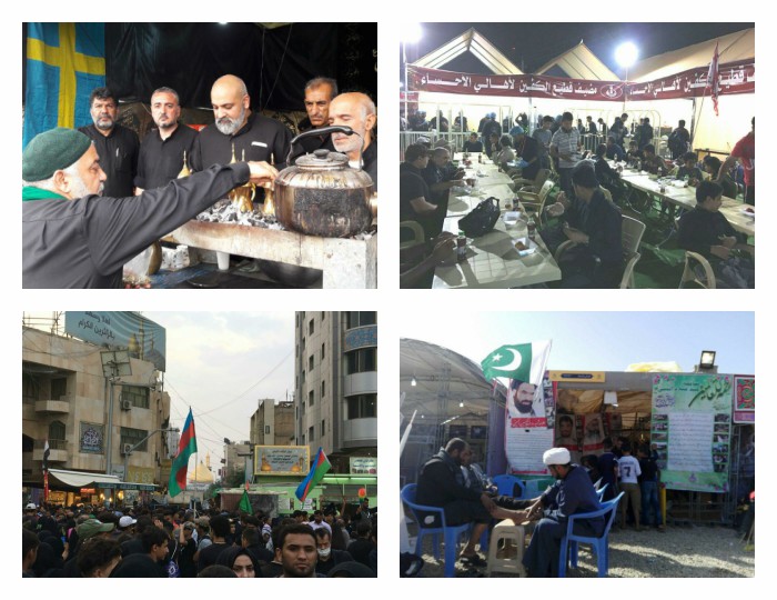 زوار من 80 دولة يشاركون في مسيرة اربعينية الامام الحسين (ع)