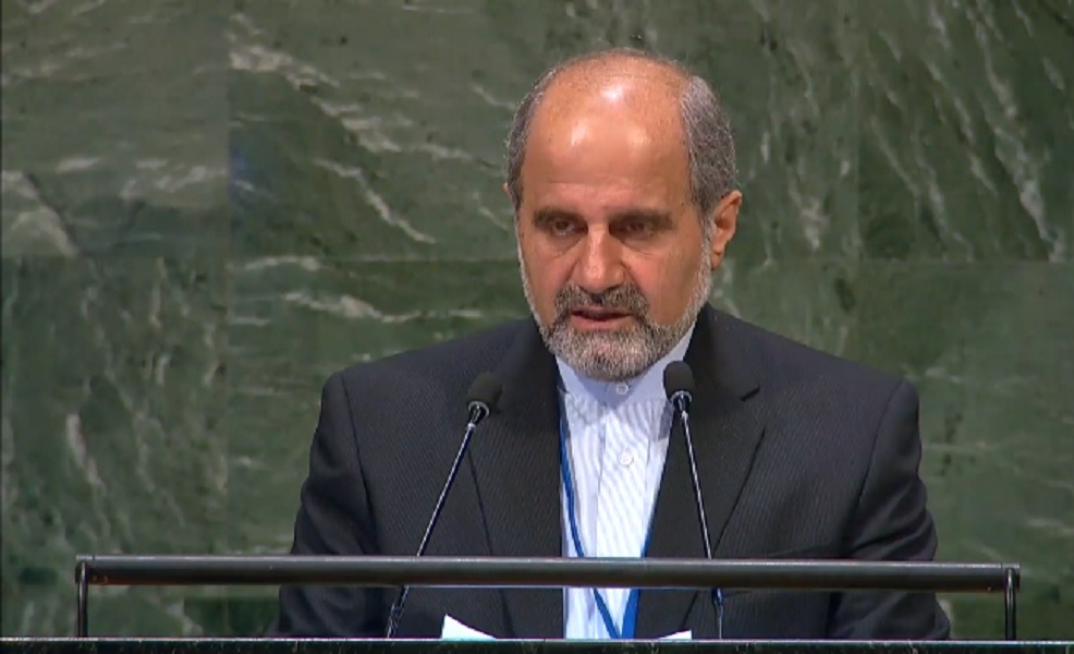 طهران تدعو العالم لعدم التزام الصمت تجاه غطرسة وتفرد اميركا
