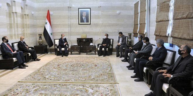 ايران وسوريا تؤكدان على تعزيز علاقات التعاون في مجالات البنى التحتية والإسكان
