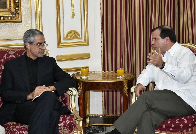 سفير ايران لدي هافانا يلتقي رئيس مؤسسة الصداقة الكوبية