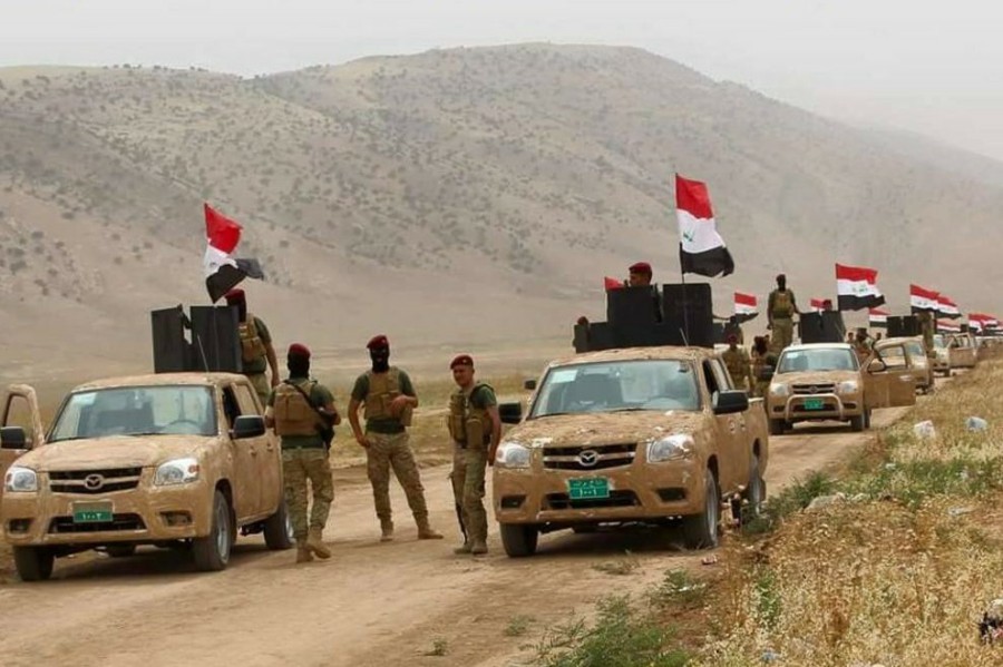 عمليات مطاردة فلول داعش في ديالي العراقيه