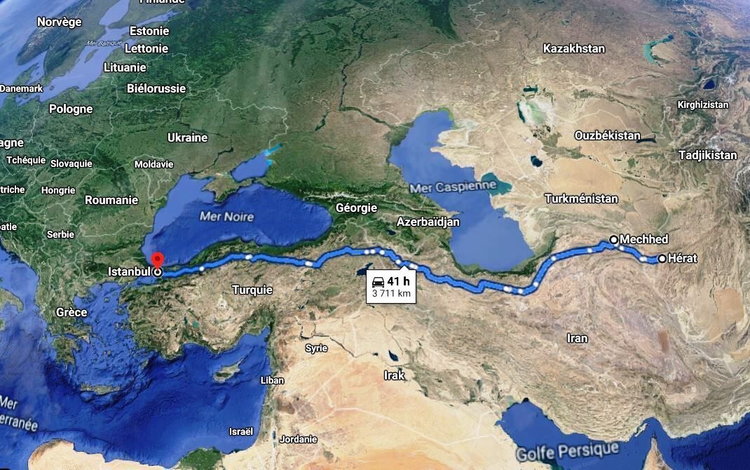 الخط السککي “خواف-هرات” یربط افغانستان عبر ايران وتركيا باوروبا