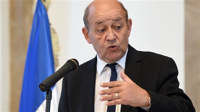 وزیر خارجه فرانسه: راه حل سیاسی در سوریه نباید فراموش شود