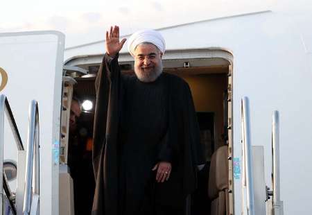 الرئيس روحاني يغادر زاهدان الي باكستان