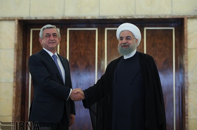 الرئيس الارميني: الشعب الايراني انتخب رئيسا اثبت نجاح سياساته