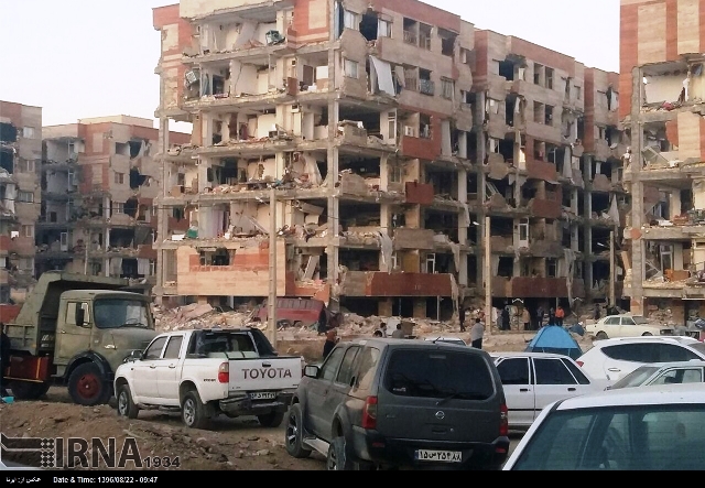 احدث حصيلة لزلزال كرمانشاه: 483 قتيلا و 12 الفا و 386 جريحا