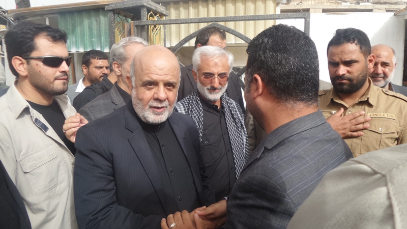 السفير الايراني ببغداد: سنتعاون الي اقصي الحدود في عملية اعادة اعمار العراق