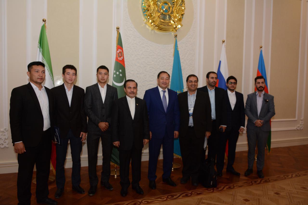 إجتماع الجمعية الدولية لشباب الدول المطلة علي بحر قزوين في كازاخستان