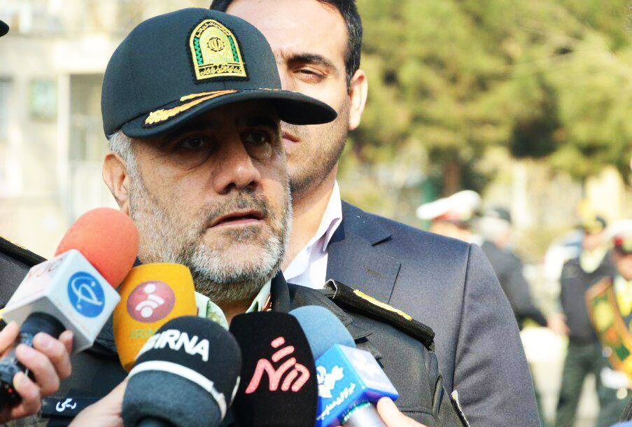 قائد شرطة طهران يعلن القضاء علي عصابة كبيرة لتهريب المخدرات