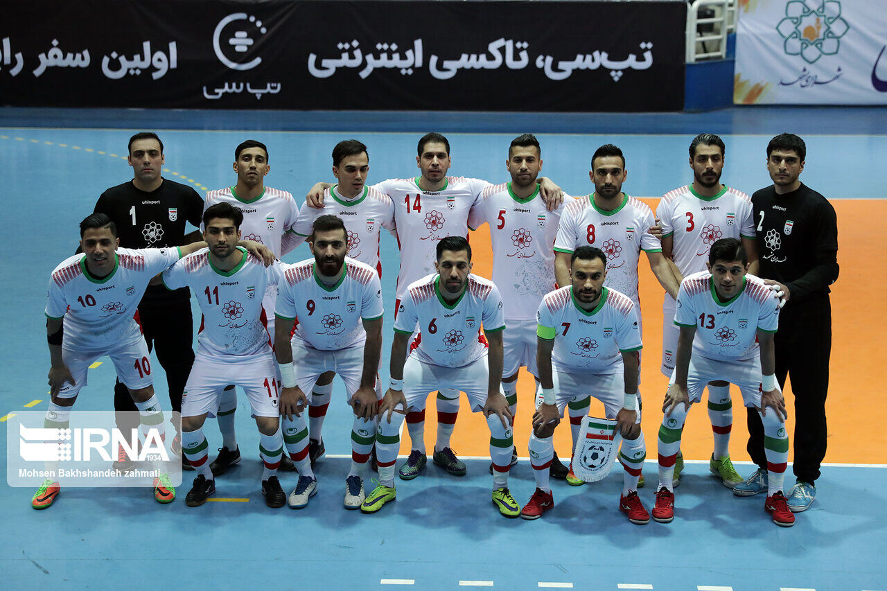 الكرة الخماسية الايرانية لازالت تتصدر المنتخبات الآسيوية