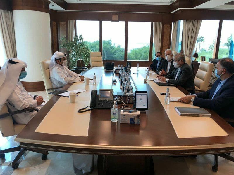 وزير الطاقة الايراني يلتقي وزير الدولة لشؤون الطاقة القطري