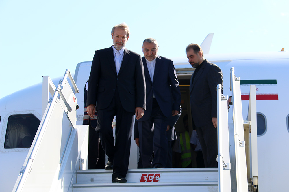 لاریجانی یصل الي مدینة انطالیا التركیة
