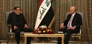 شمخاني وصالح يؤكدان ضرورة التعاون بين ايران والعراق ضد الارهاب