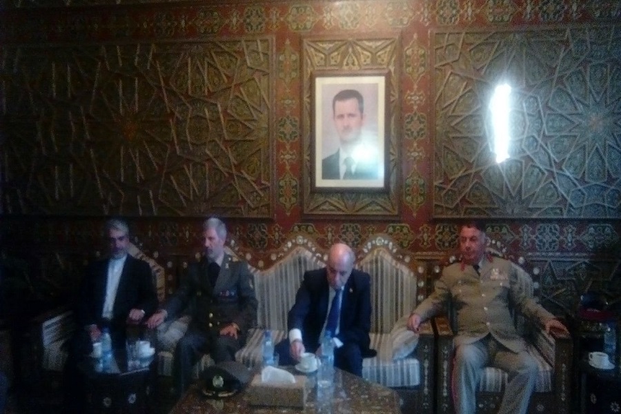 وزير الدفاع الايراني يصل الي دمشق