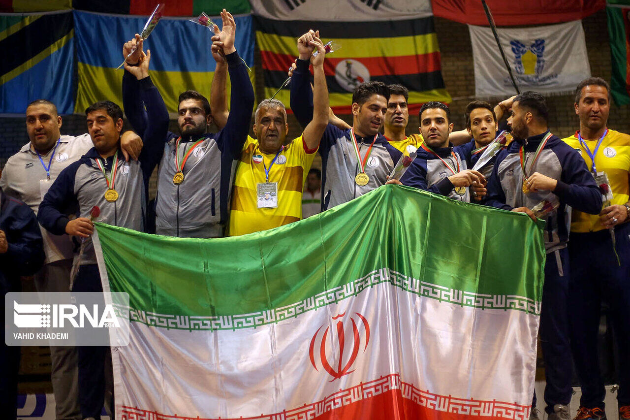 ايران تحرز بطولة العالم لالعاب الزورخانة والمصارعة التقليدية