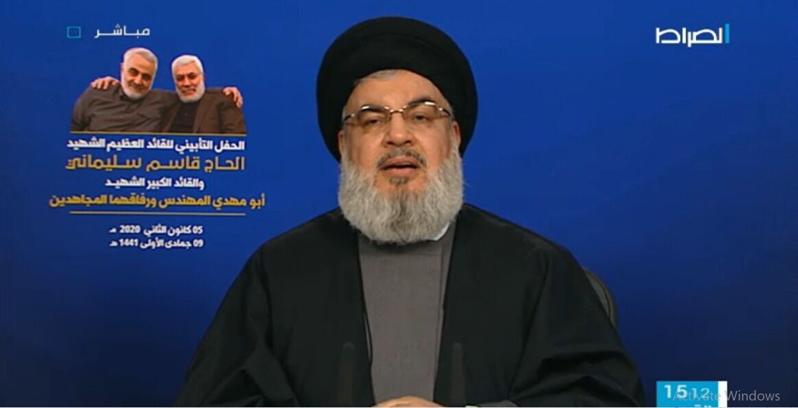 السيد حسن نصر الله: يوم استشهاد القائد سليماني انطلاقة لتاريخ جديد في الشرق الأوسط