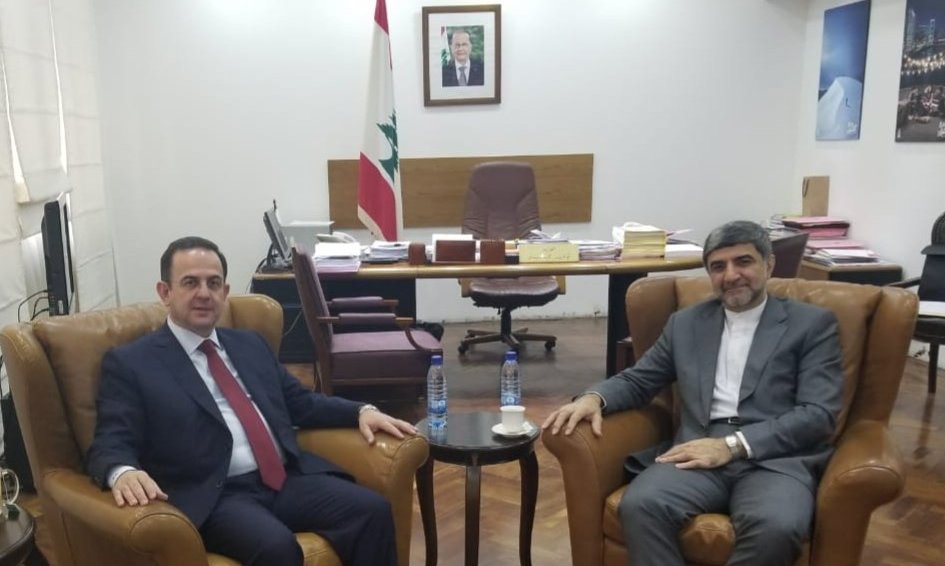 السفير الايراني في بيروت يلتقي وزير السياحة اللبناني