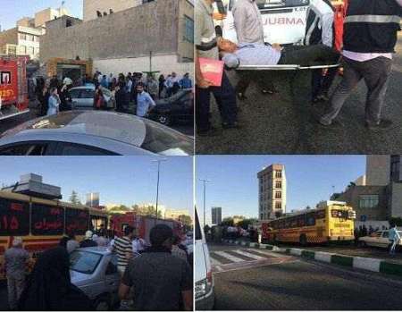 اصطدام قطاري انفاق في طهران يؤدي الي اكثر من 20 مصابا