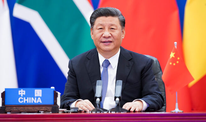 رئيس جمهورية الصين يؤكد على تكاتف الشعبين الايراني والصيني في ظروف كورونا