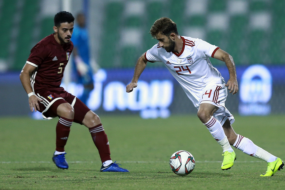 ایران وفنزویلا تتعادلان ودیا 1-1