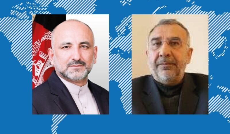 الممثل الخاص لوزير الخارجية الايراني يلتقي وزير الخارجية الافغاني