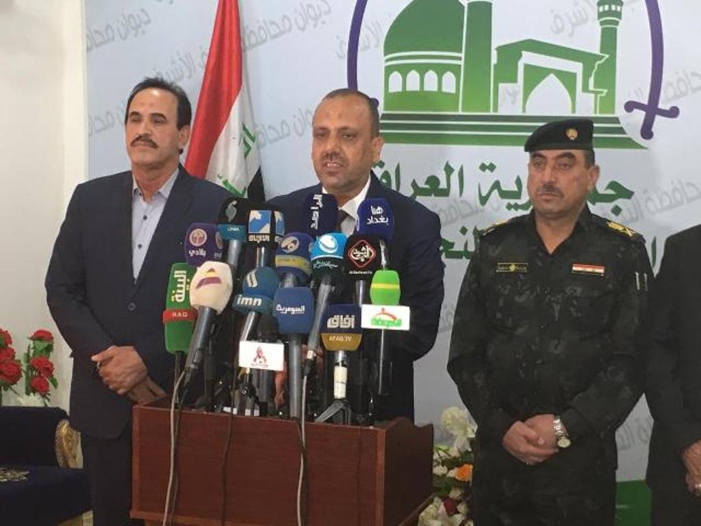 محافظ النجف وشرطة المحافظة يعلنان نجاح الخطة الامنية للزيارة الاربعينية