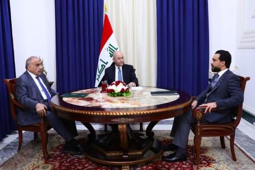 الرئاسات العراقية الثلاث: ضرورة الإسراع في تشكيل الحكومة الجديدة وحفظ السيادة الوطنية