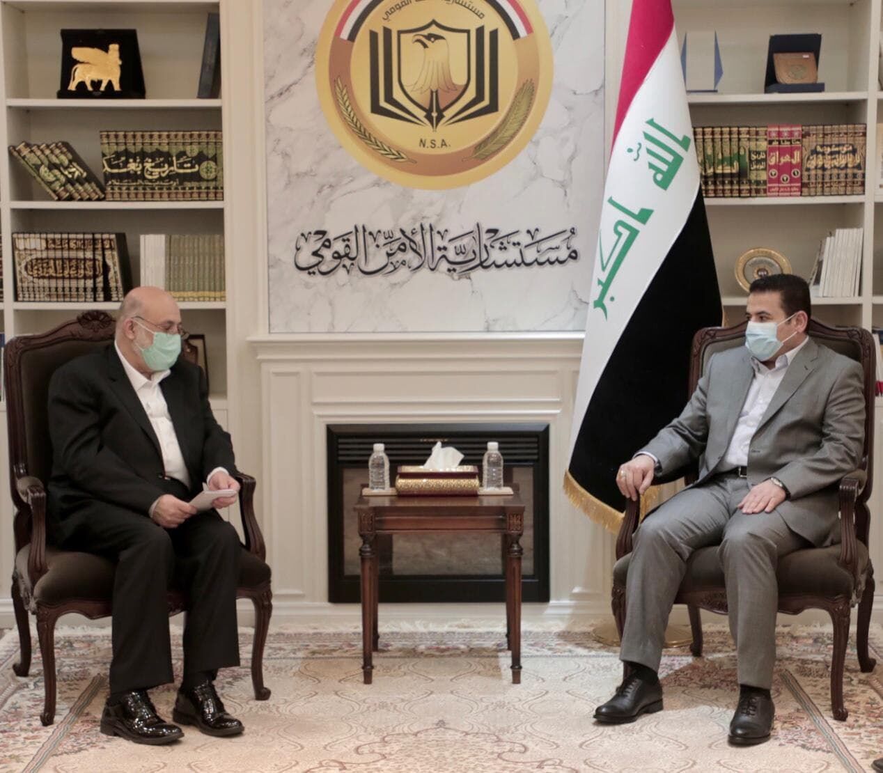 نائب وزير الدفاع الايراني يلتقي مستشار الامن الوطني العراقي