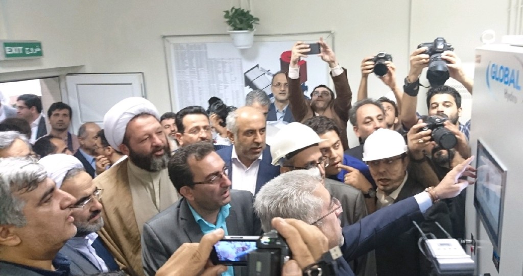 تدشين محطة سد آية الله بهجت الكهرومائية في جيلان