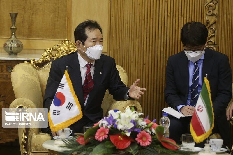 رئيس وزراء كوريا الجنوبية يعلن عن سعي سيئول للافراج عن الارصدة المالية الايرانية المجمدة