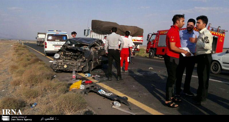 مصرع 3 زوار عراقيين مشاة خلال حادث سير في الطريق الي مشهد