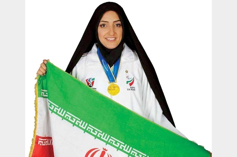 ذهبية في رمي الثقل وذهبية في السباحة لإيران