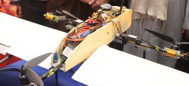تصنيع طائرة بدون طيار تعمل بالطاقة الشمسية في جامعة تبريز