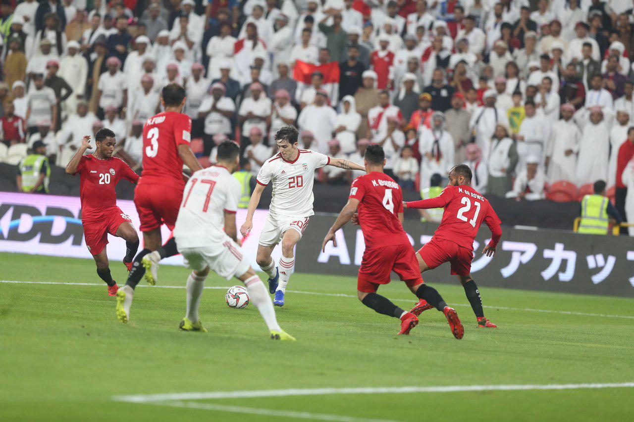 إيران تمطر مرمي اليمن بخماسية في كأس امم آسيا