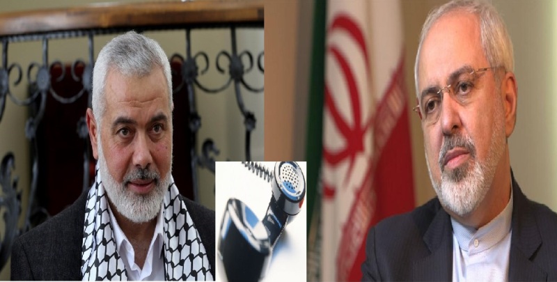 ظريف يؤكد دعم ايران لمقاومة الشعب الفلسطيني