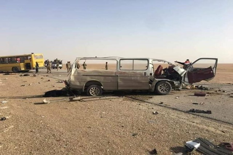 حادث سير يسفر عن اصابة عدد من الزوار الايرانيين في شرق العراق