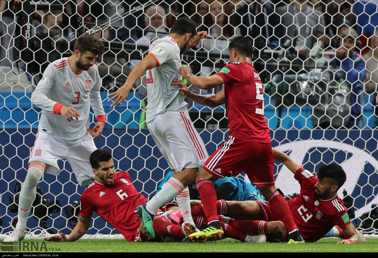 تسمية خط دفاع المنتخب الايراني الافضل في مونديال روسيا 2018