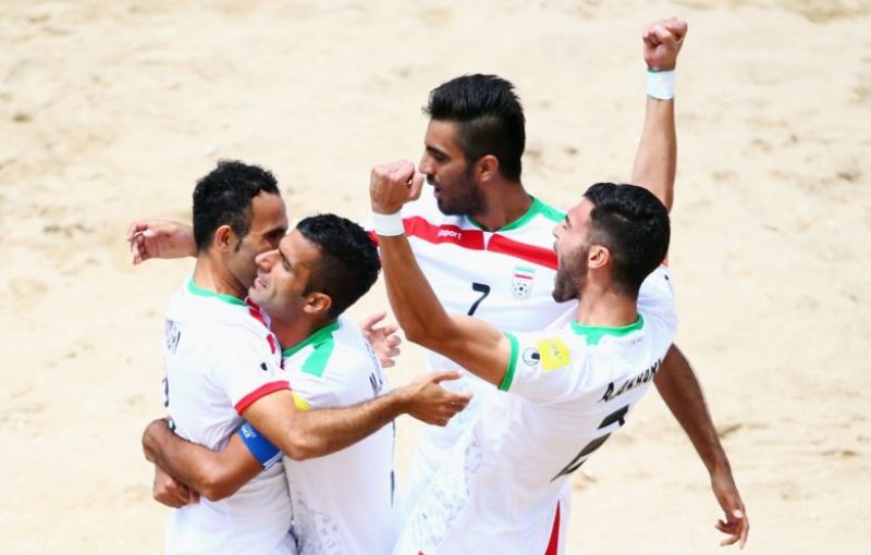 كرة الشاطئ الايرانية في المركز الثالث عالميا