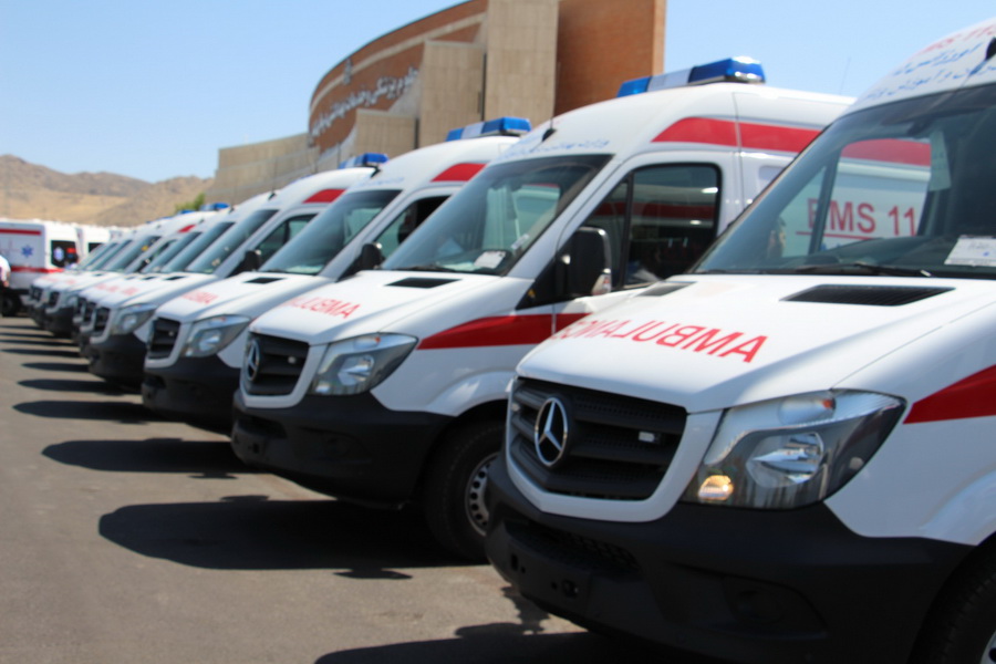 عدد سيارات الاسعاف تضاعف خلال العامين الاخيرين في ايران