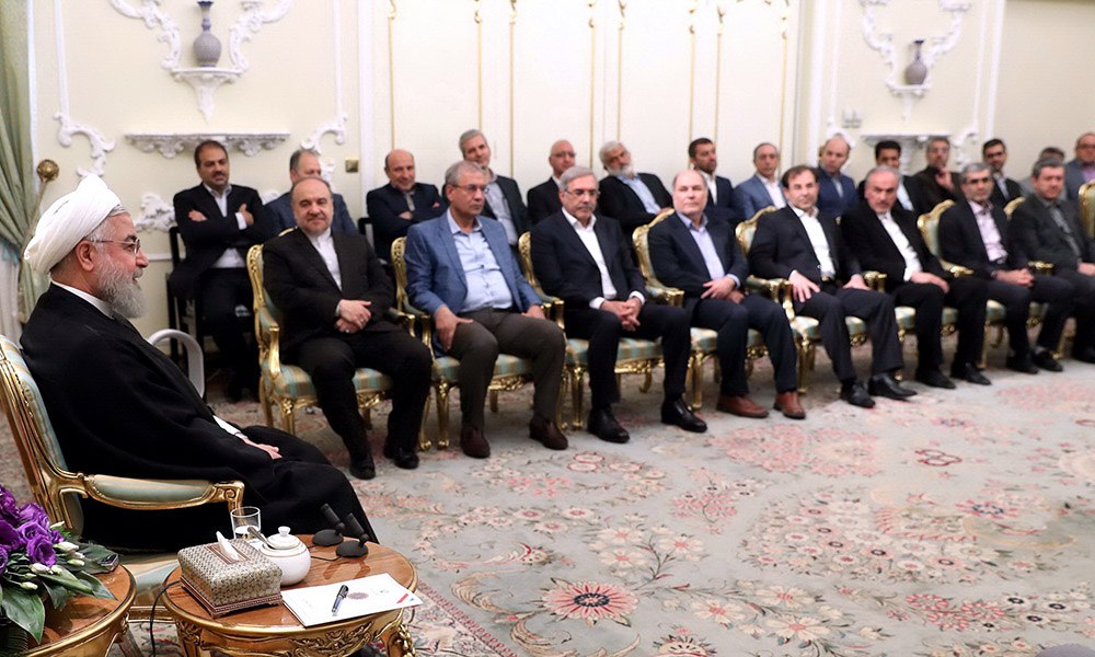 روحاني: أتمني أن يشمل التفوق الرياضي الايراني، باقي قطاعات البلاد