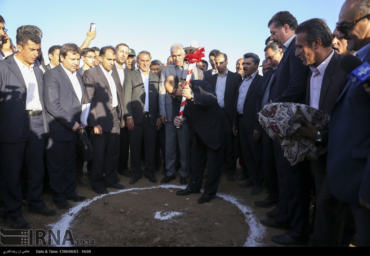 آیین آغاز عملیات اجرایی طرح پترو گاز دالین