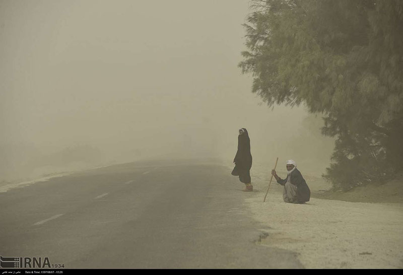 العواصف الترابية تتسبب في اصابة 84 شخصا في سيستان وبلوجستان