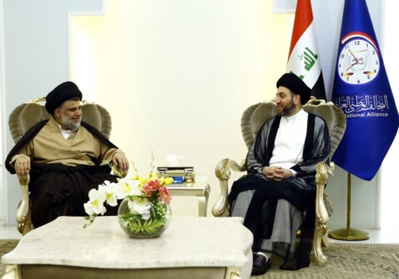 الحكيم والصدر يبحثان خارطة التحالفات السياسية وتشكيل الحكومة العراقية القادمة