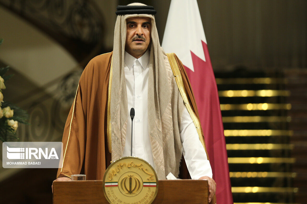 الشيخ تميم : لن ننسى مواقف ومساعدات ايران خلال الحصار