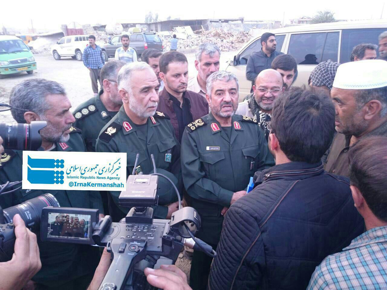 قائد الحرس الثوري: الاسكان المؤقت لمنكوبي الزلزال القرويين يتم قريبا