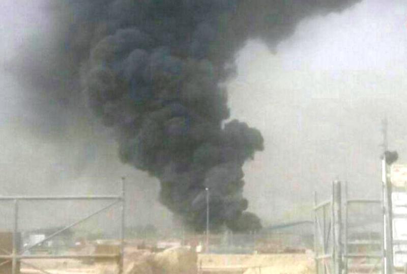 السيطره علي حريق بمستودع للنفايات في حقل بارس الجنوبي